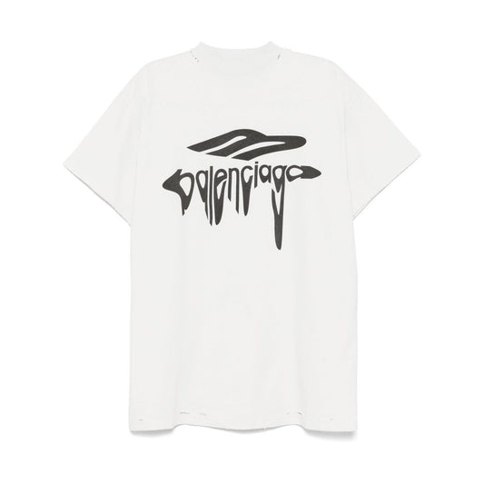 Balenciaga T-shirts and Polos White