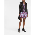 Iro Biker jacket with peak lapels