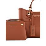 Emporio Armani Small MyEA shopper bag with deer print Shopper