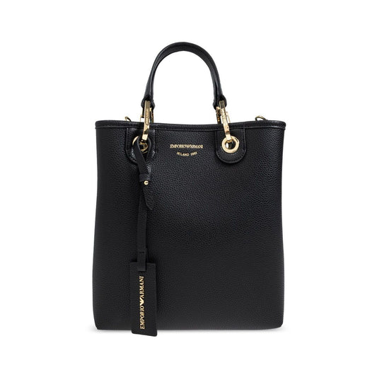 Emporio Armani Deer-print MyEA vertical shopper bag