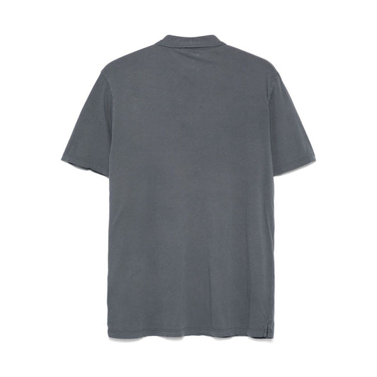 Hartford Light polo in Steel blue Topwear