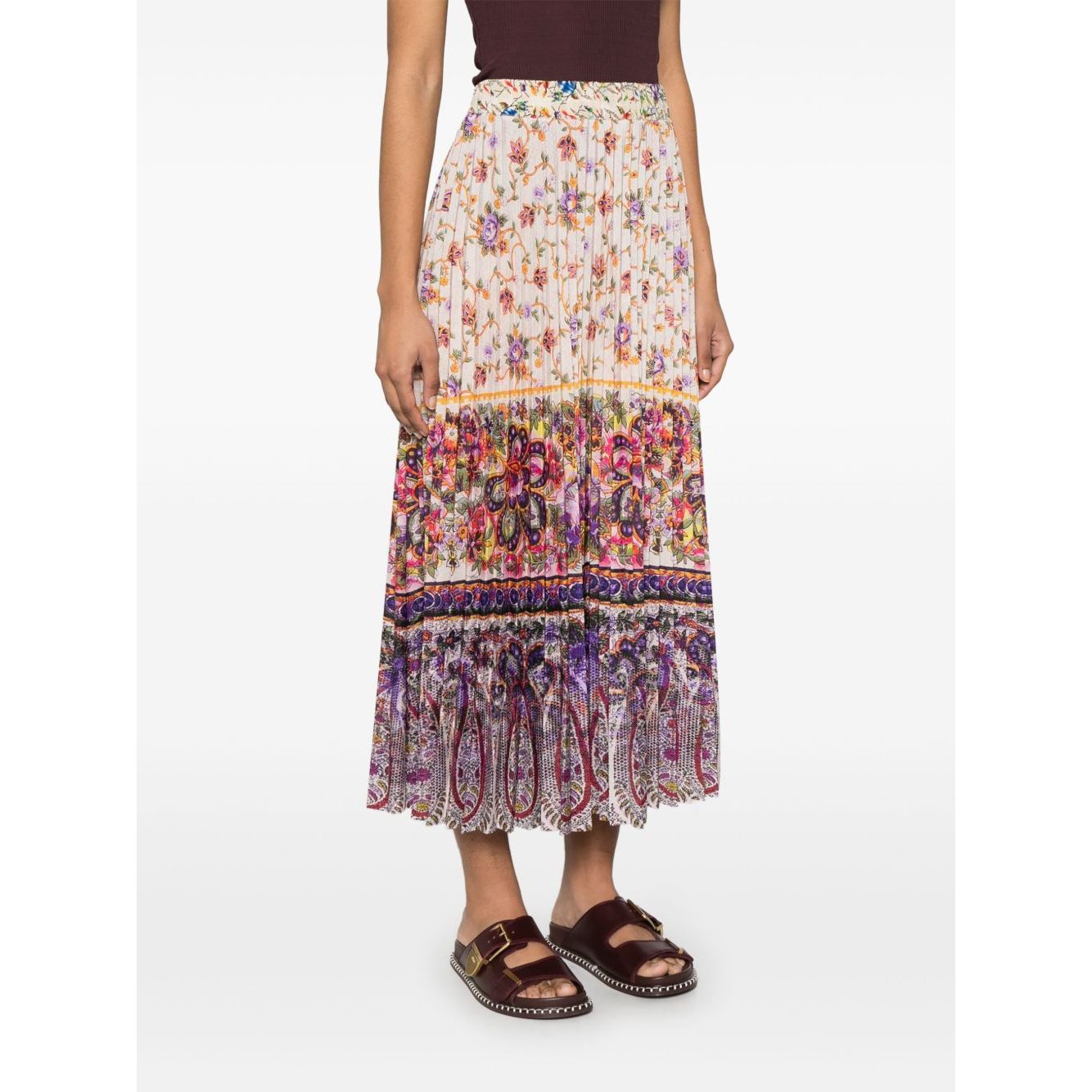 Pierre Louis Mascia ceto pleated design skirt