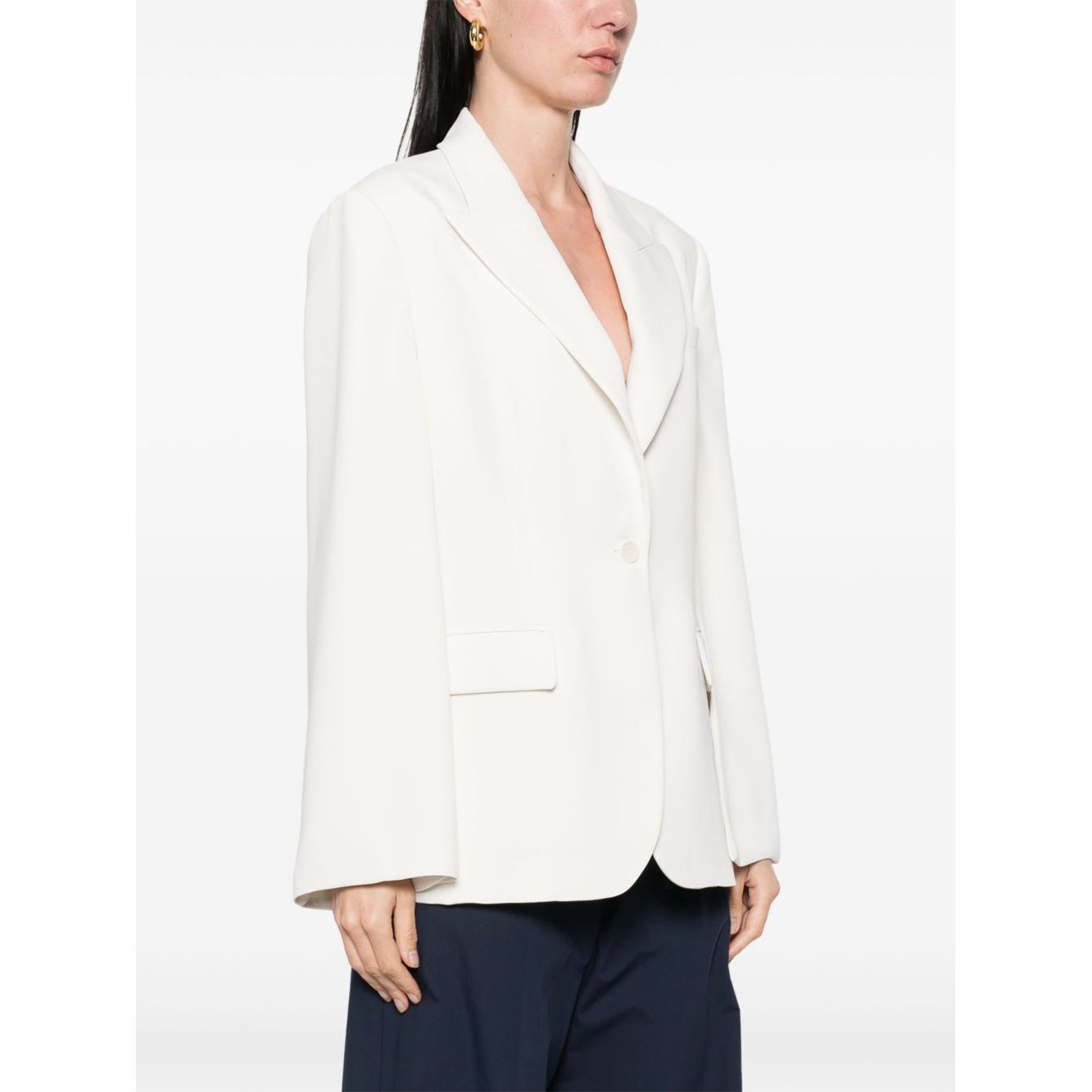 Parosh Simple Boutonnage Blazer
