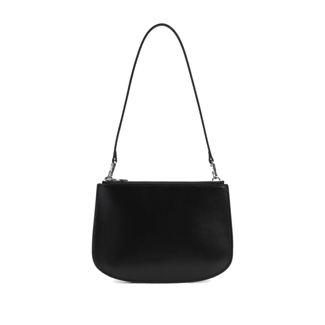 Front view with bag zipped and handles upright.