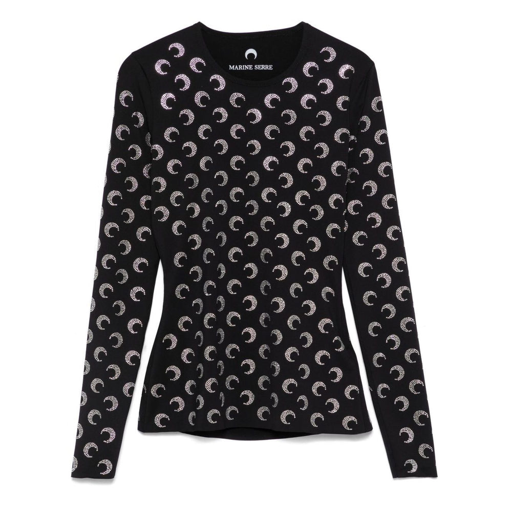 MARINE SERRE Top Black Topwear