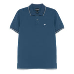 Emporio Armani embroidered logo polo shirt Topwear
