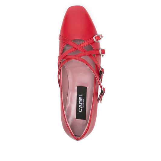 CAREL PARIS Flat shoes Red