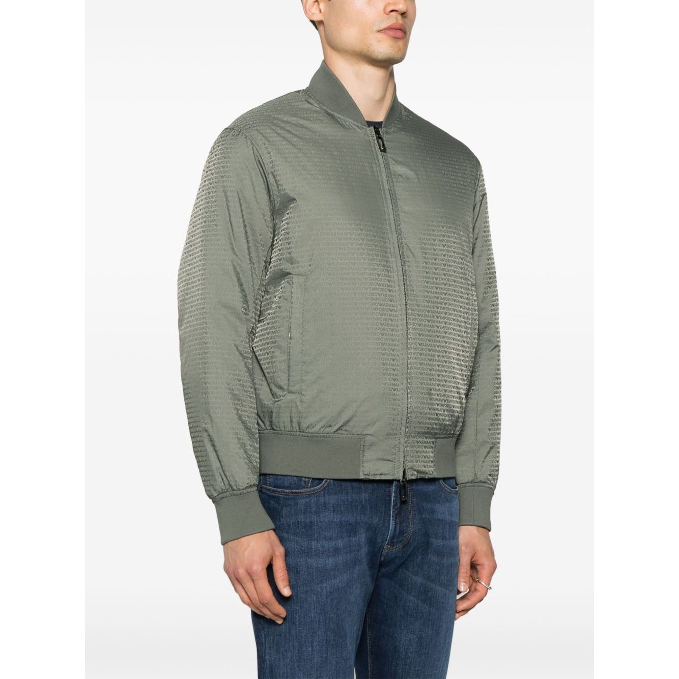 Emporio Armani bomber jacket with logo