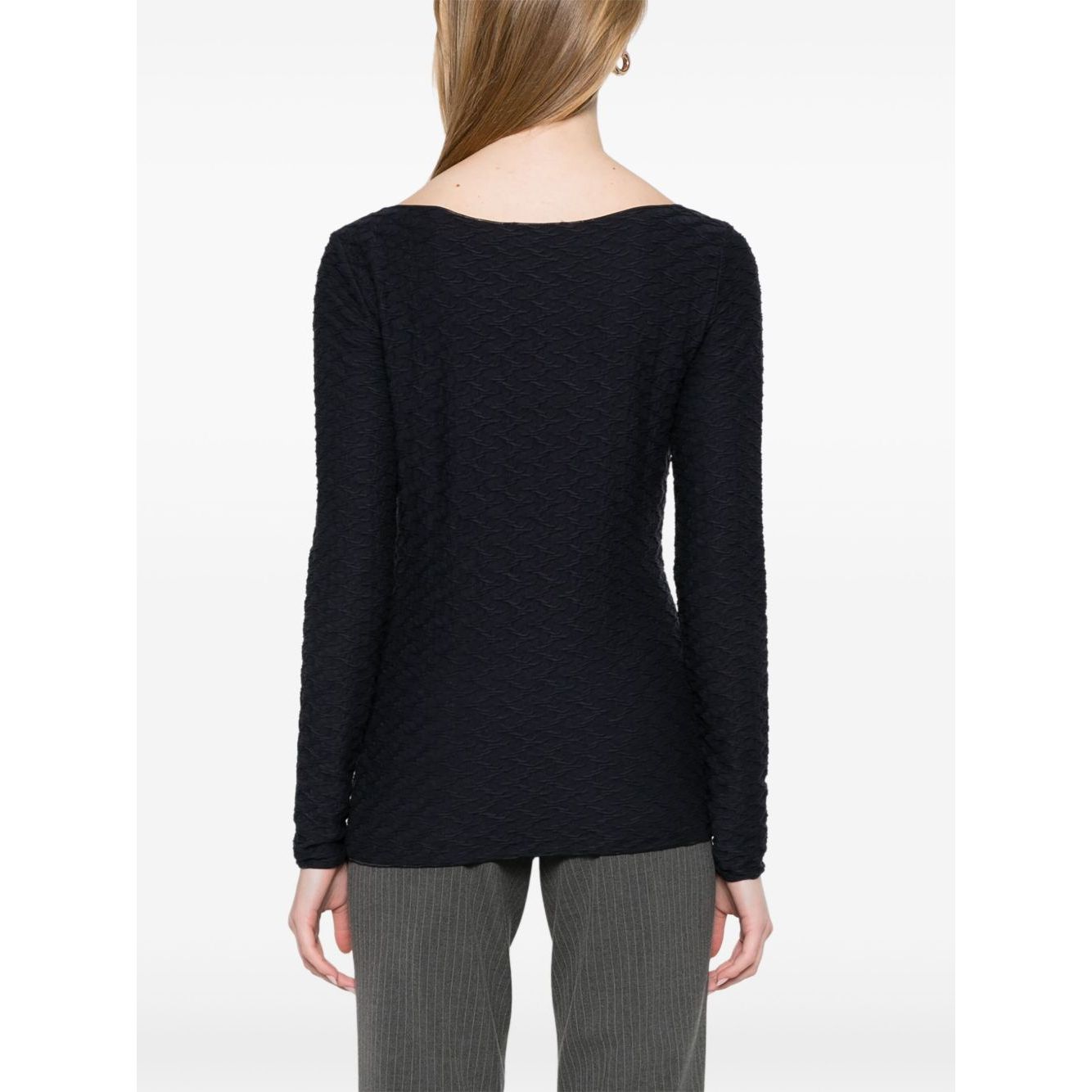 Emporio Armani textured top