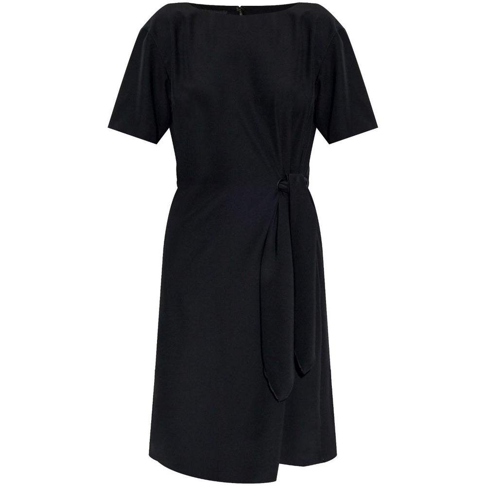 Emporio Armani midi dress with waist knot Dresses