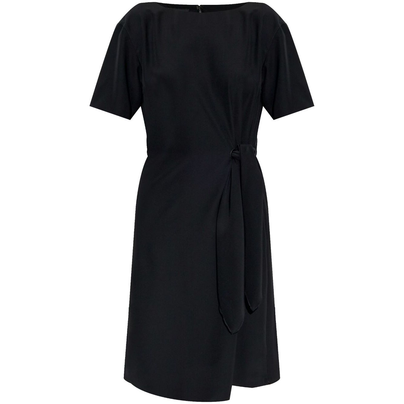 Emporio Armani midi dress with waist knot Dresses