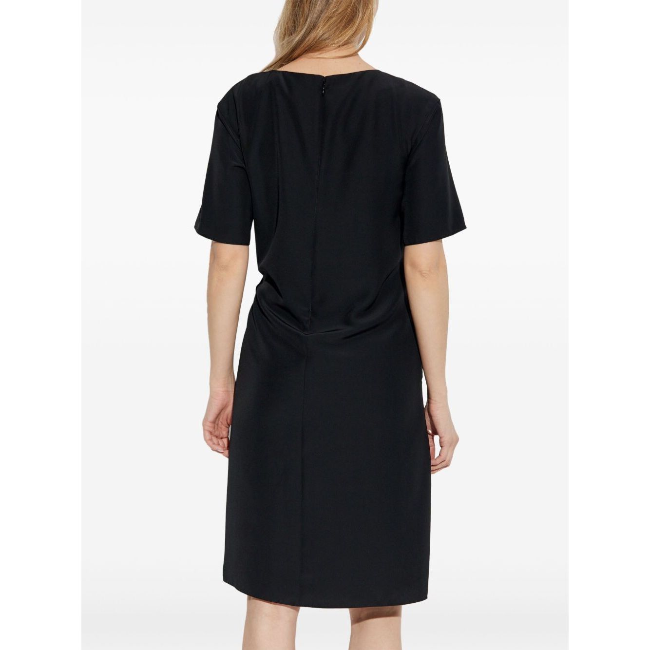 Emporio Armani midi dress with waist knot Dresses