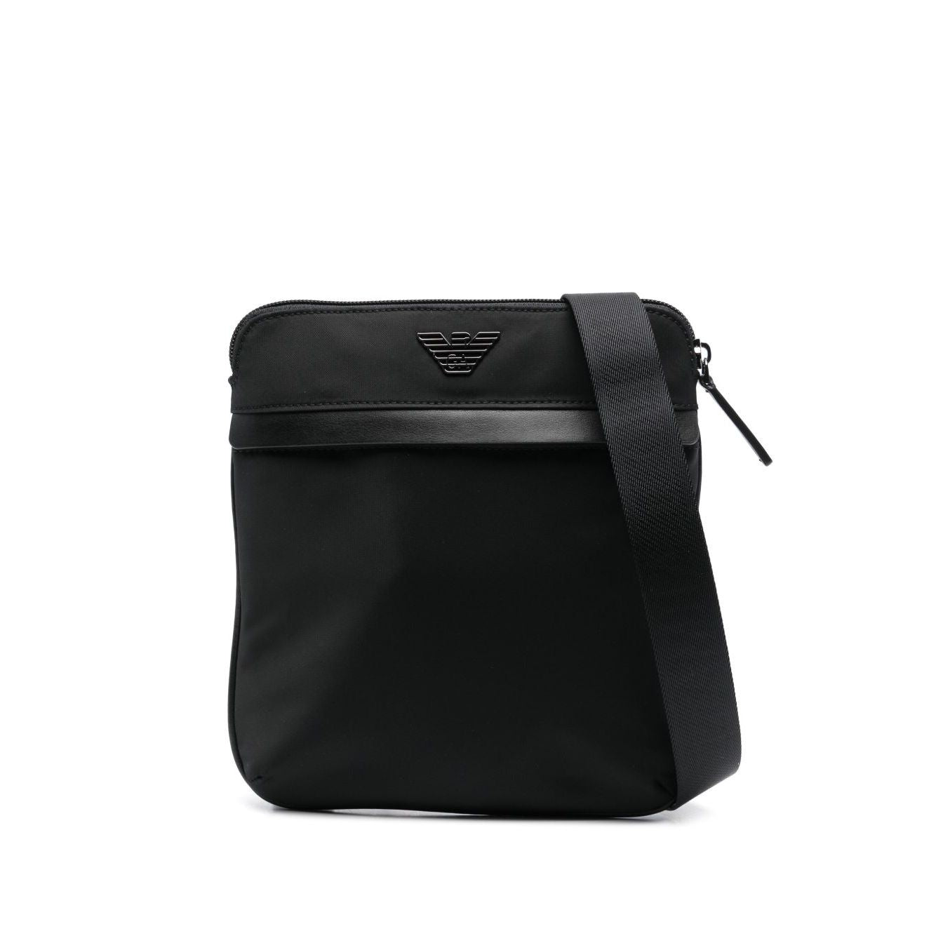 Emporio Armani ASV recycled-nylon flat shoulder bag