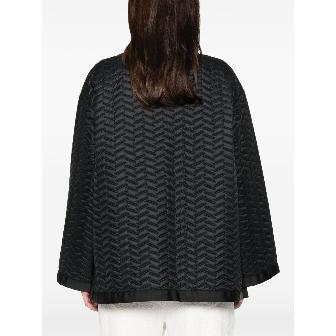 Emporio Armani Reversible jacket in lightweight water repellent quilted nylon ASV