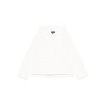 Emporio Armani Zip-up hoodie in double jersey with all-over lettering Topwear