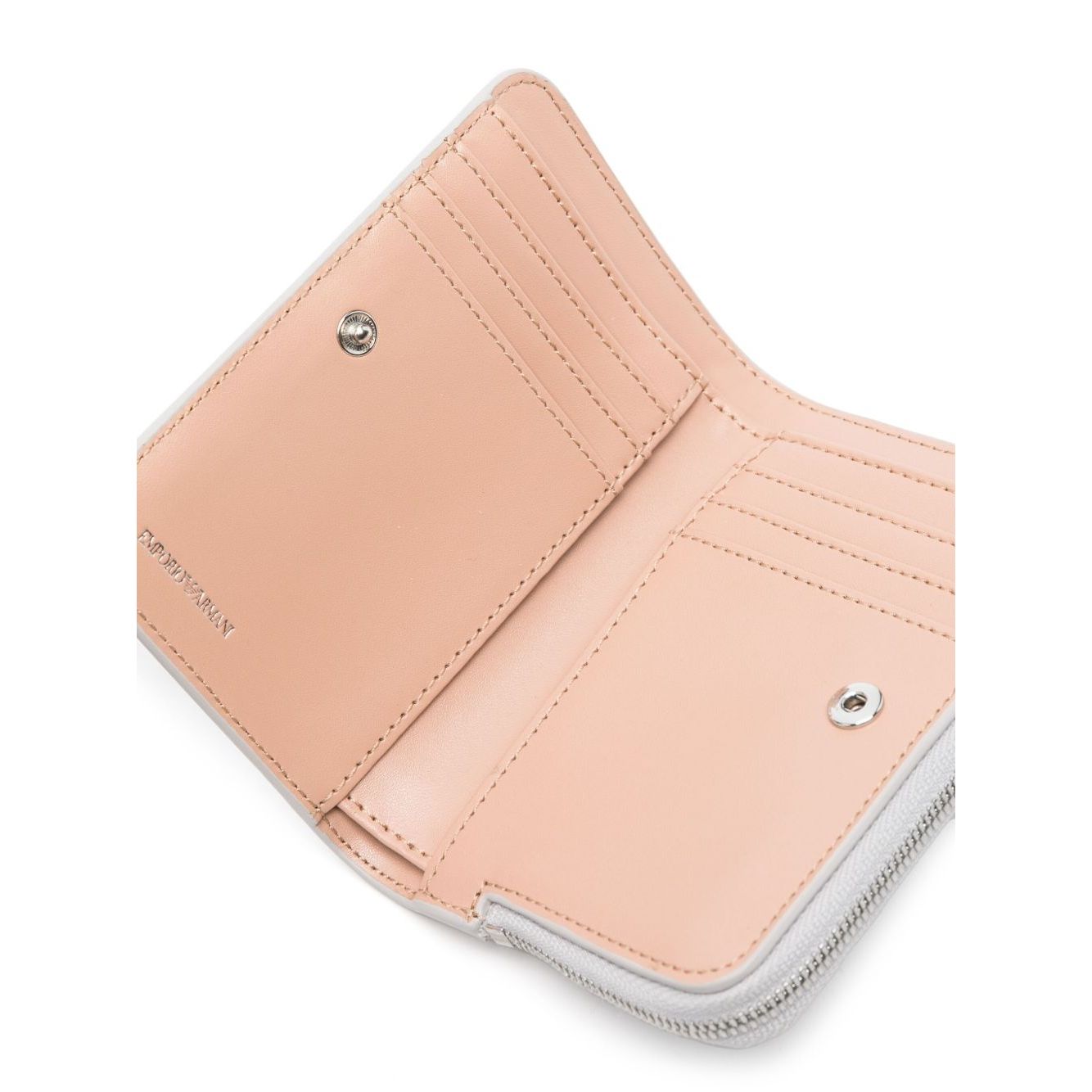 Front view with bag zipped and handles upright.