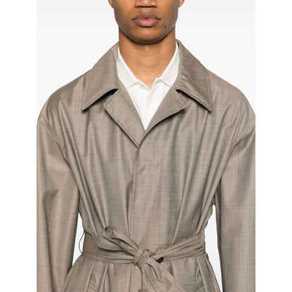 Emporio Armani virgin-wool trench coat