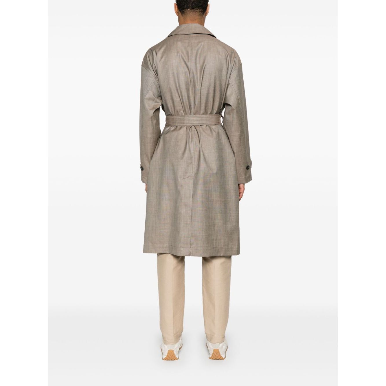 Emporio Armani virgin-wool trench coat
