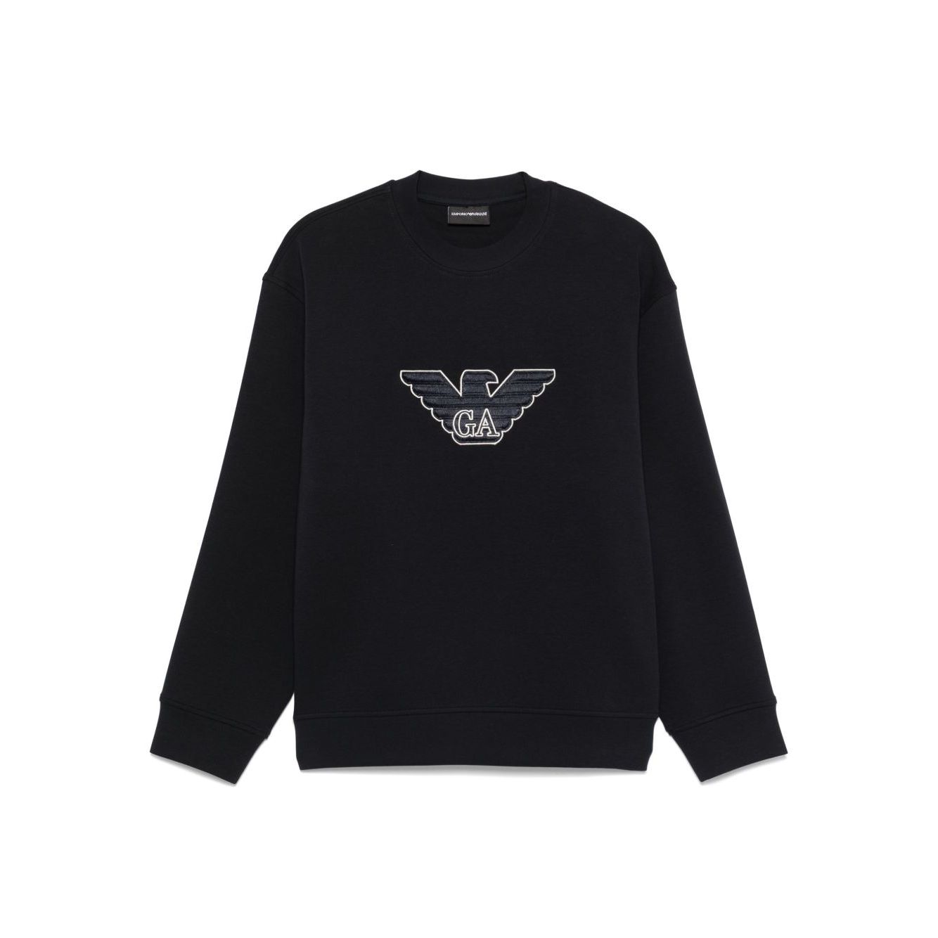 Emporio Armani logo patch sweatshirt