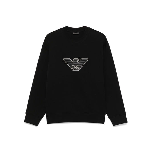 Emporio Armani logo patch sweatshirt Topwear
