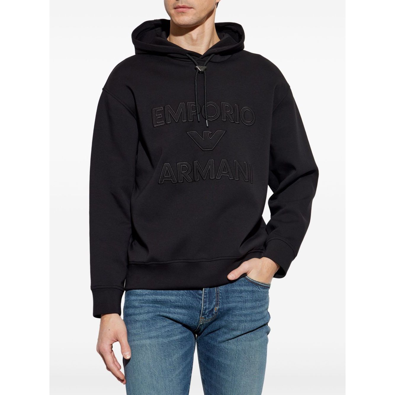 Emporio Armani Sweaters Black Topwear