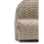 Emporio Armani Mini backpack with monogram print