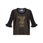 Ganni Sheer Jacquard Top Topwear
