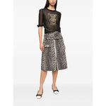Ganni Sheer Jacquard Top Topwear