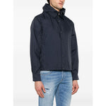 Emporio Armani Blouson with internal nylon bib jacquard all-over lettering