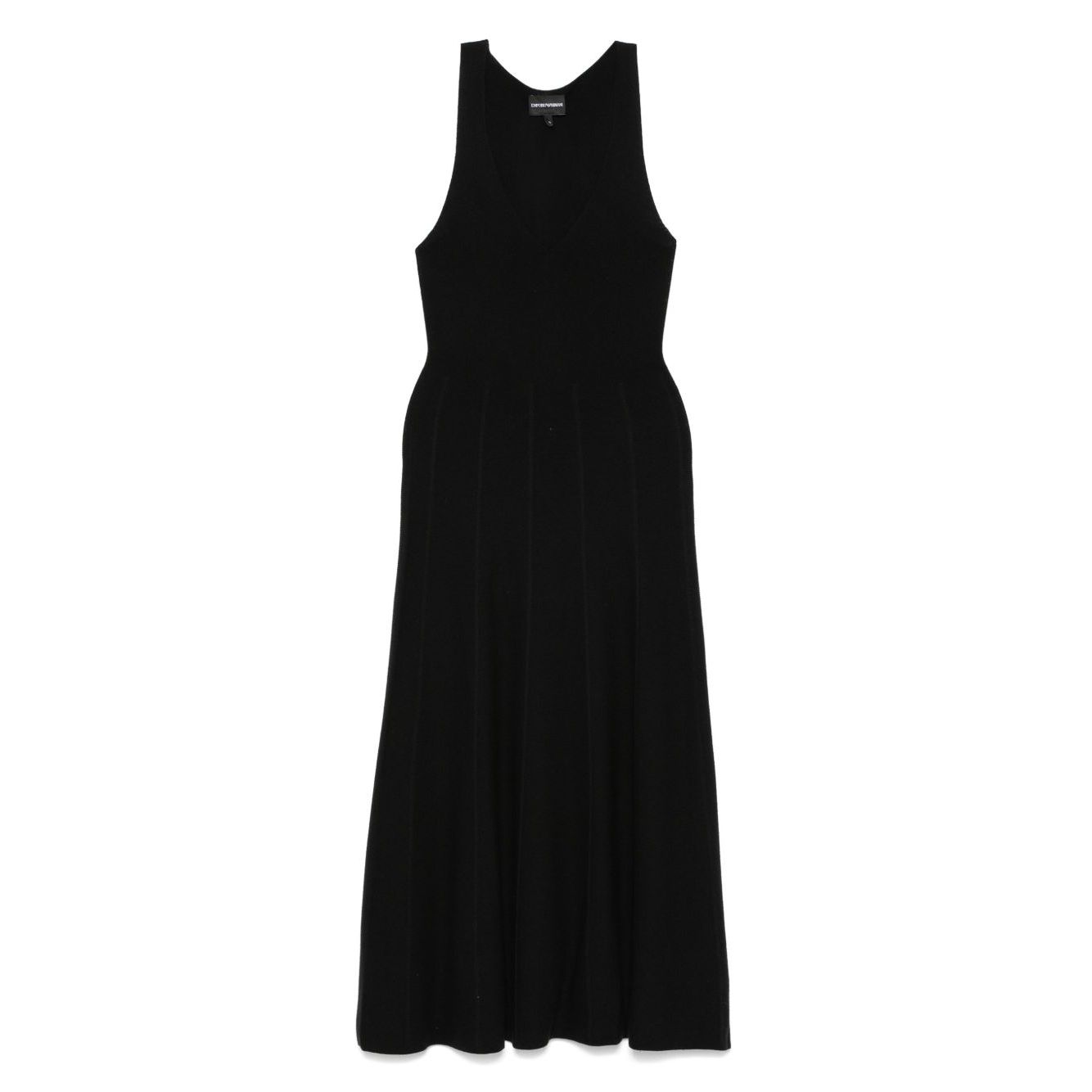 Emporio Armani Seamless, links-stitch knit long dress