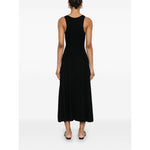 Emporio Armani Seamless, links-stitch knit long dress