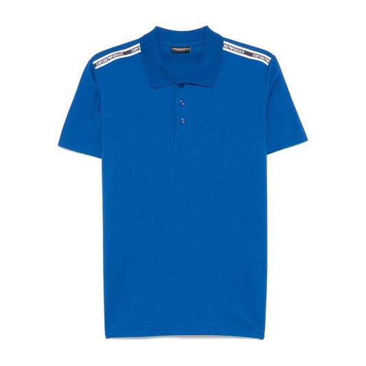 Emporio Armani T-shirts and Polos Blue Topwear