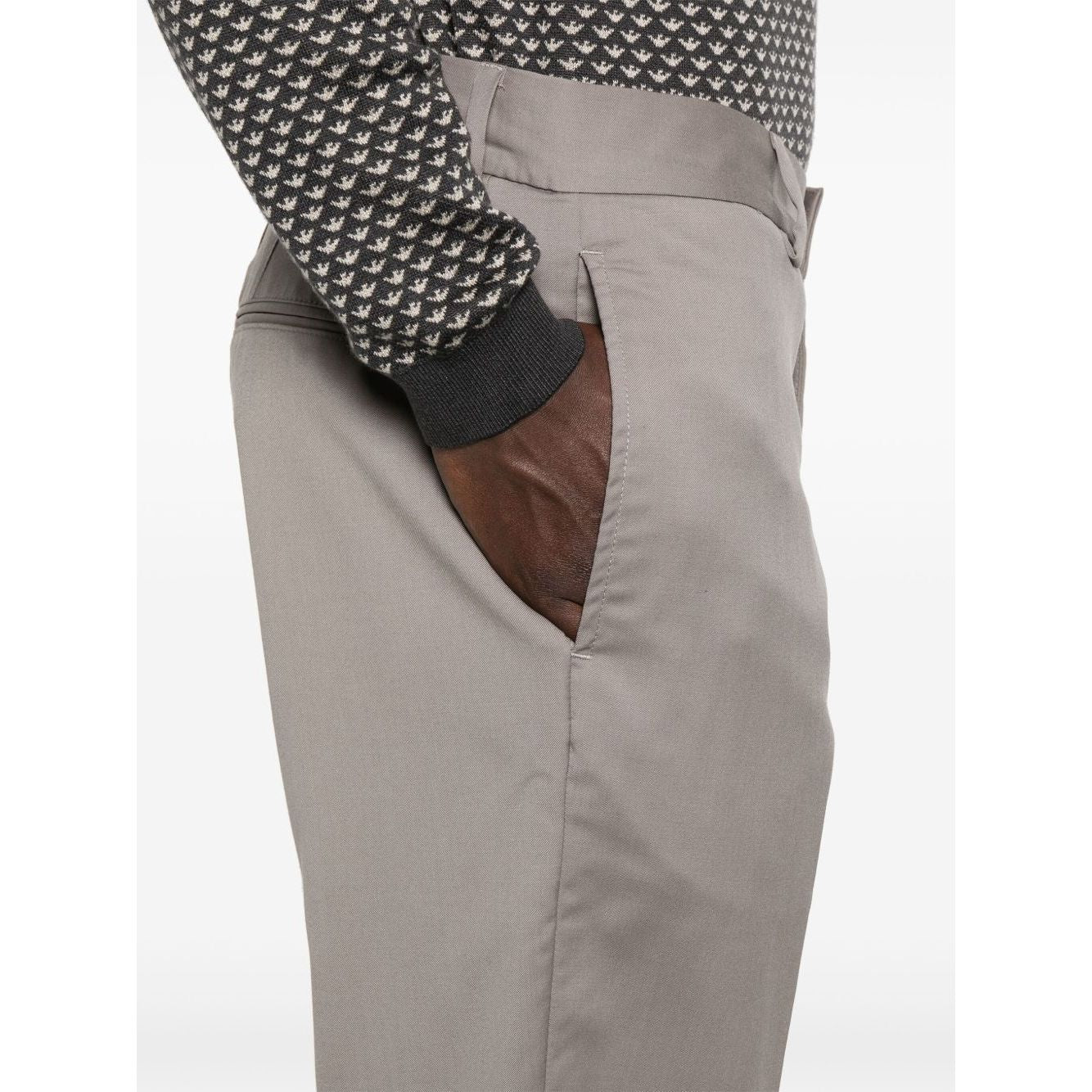 Emporio Armani Trousers Dove Grey Trousers