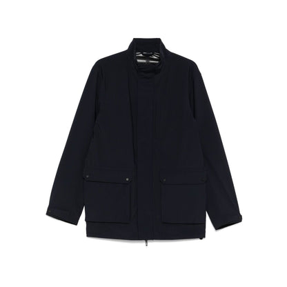 EMPORIO ARMANI CAPSULE Coats Blue