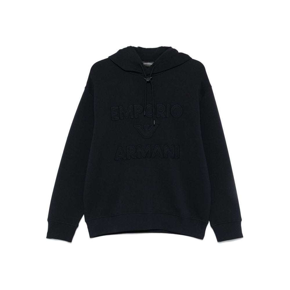Emporio Armani Sweaters Blue Topwear