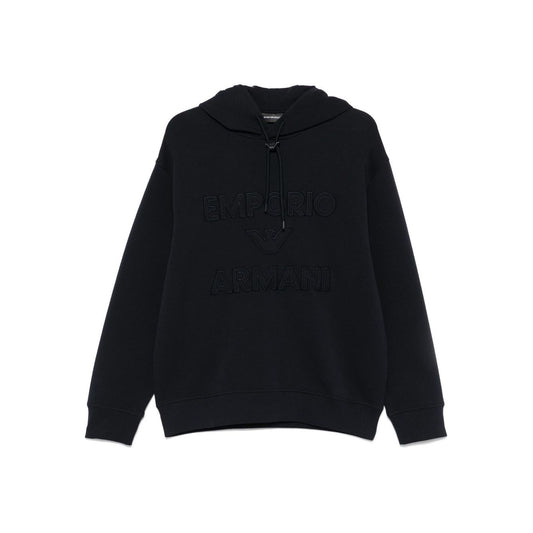Emporio Armani Sweaters Blue Topwear