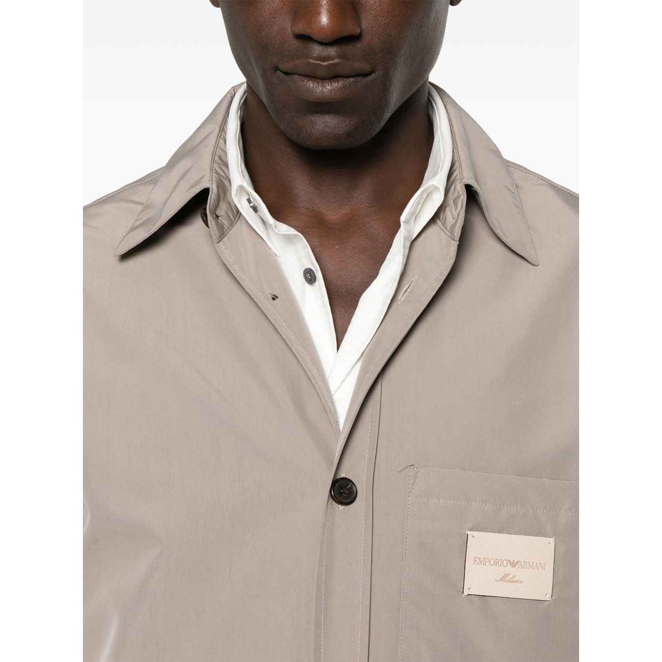 Emporio Armani Shirts Dove Grey