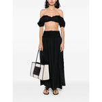 Ermanno Scervino Off-shoulder Lace detail cotton top