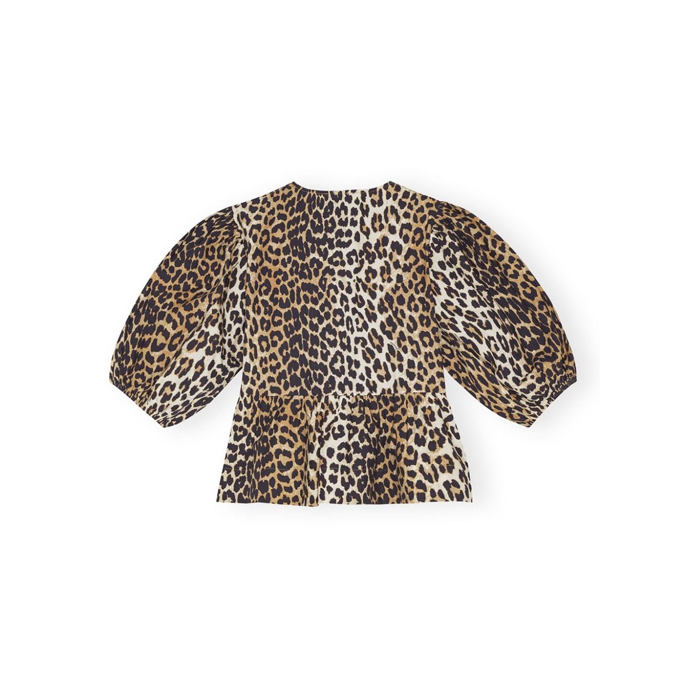 GANNI Top Brown