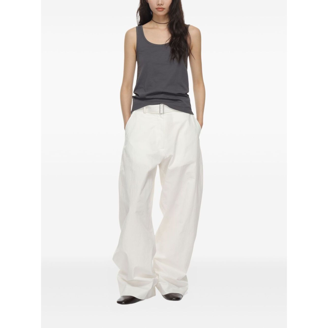 STUDIO NICHOLSON Trousers White Trousers