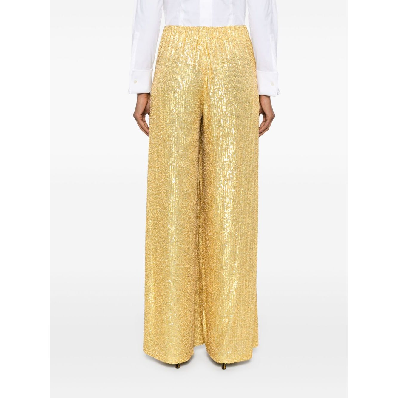 Norma Kamali Trousers Yellow Trousers