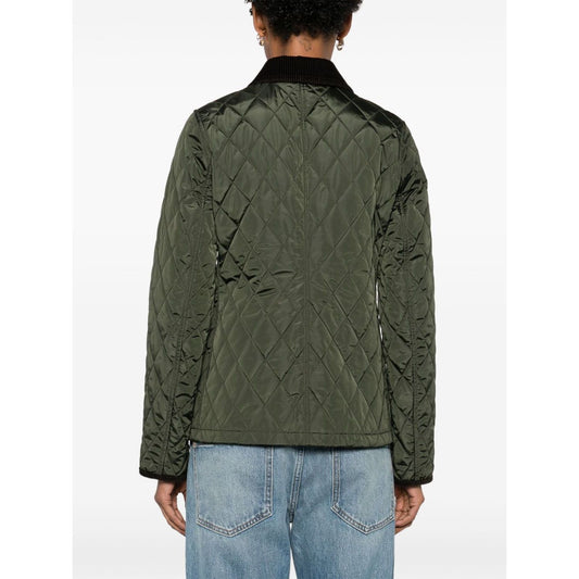 Burberry Quilted blazer corduroy collar