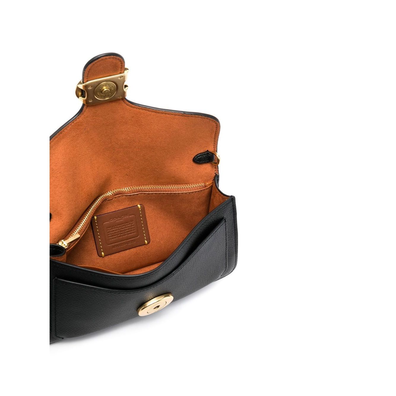 Front view with bag zipped and handles upright.