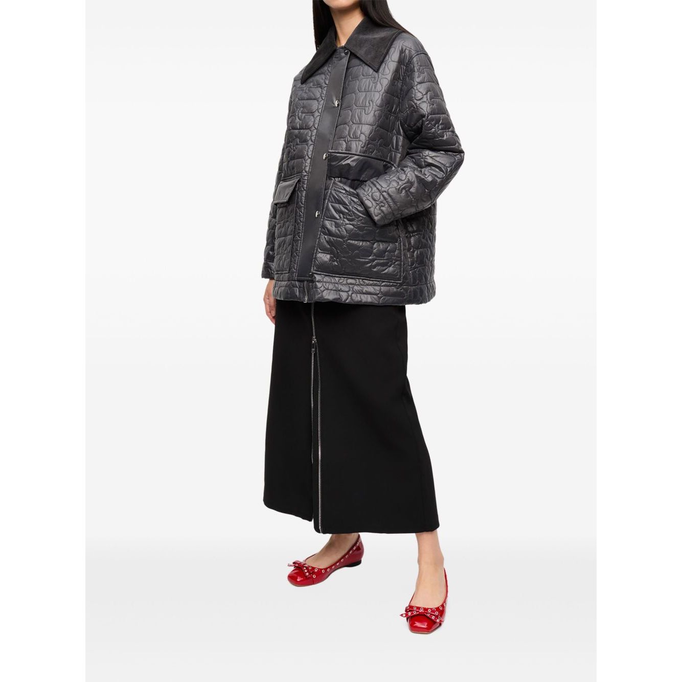 GANNI Jackets Grey