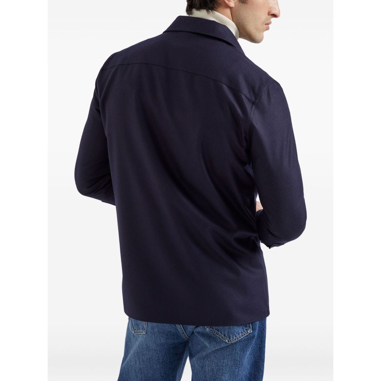 Brunello Cucinelli Shirts Blue