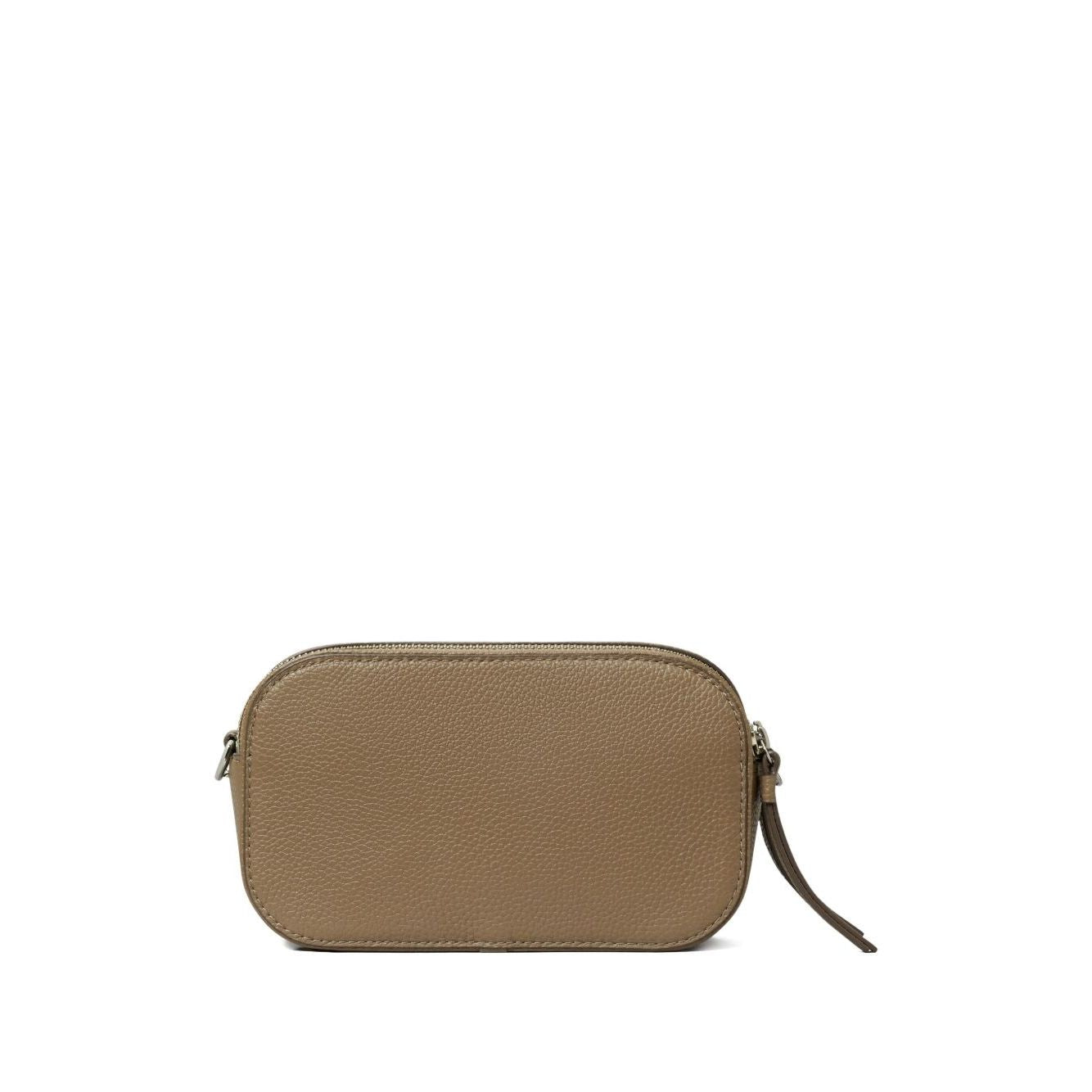 Front view with bag zipped and handles upright.