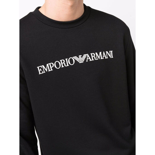 Emporio Armani Sweaters Black Topwear