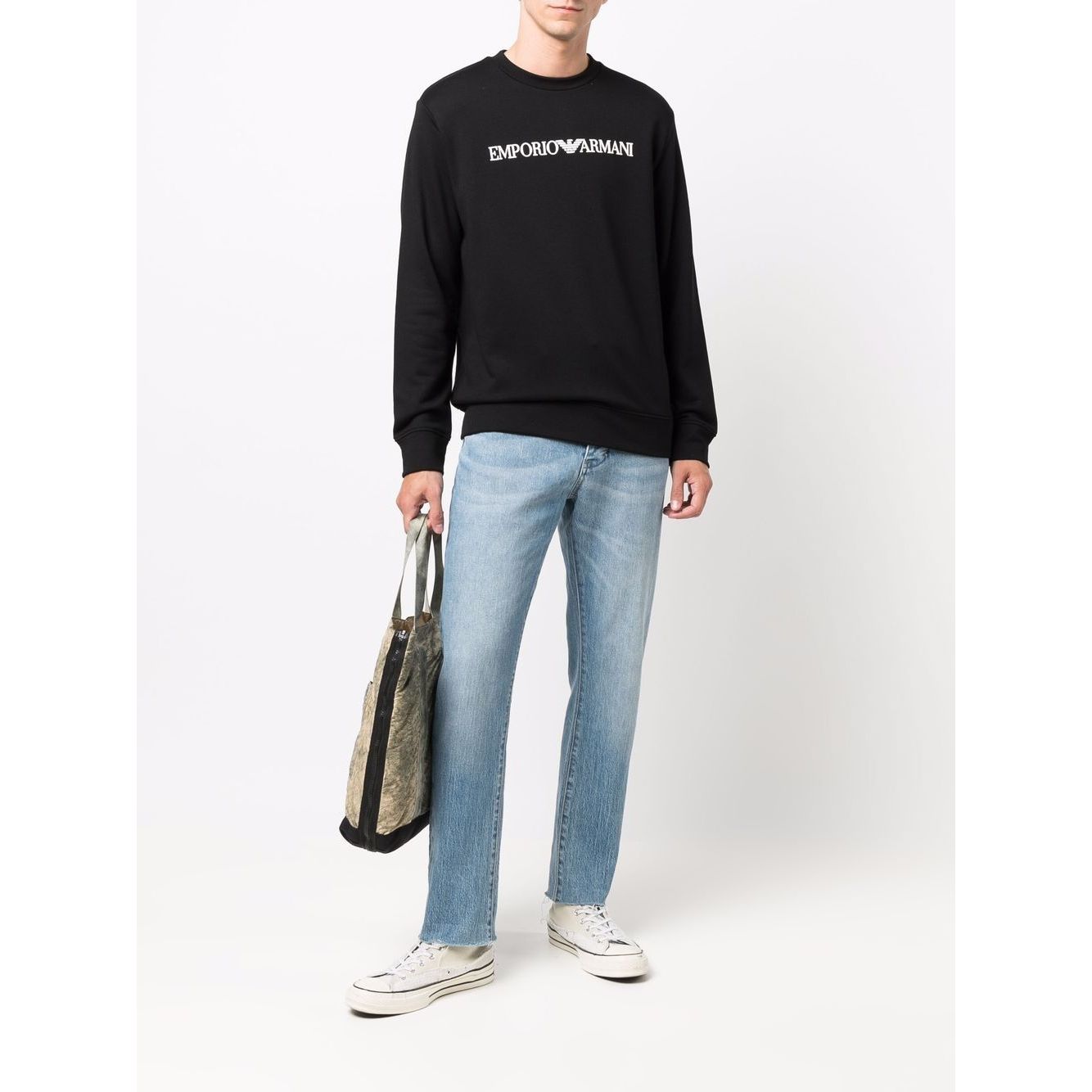 Emporio Armani Sweaters Black Topwear