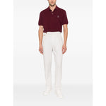 Brunello Cucinelli Embroidered cotton polo shirt