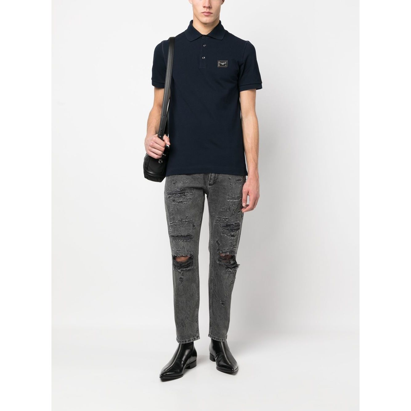 Dolce & Gabbana Logo cotton polo shirt